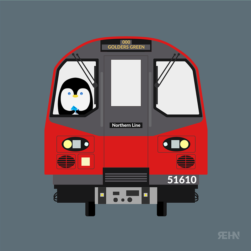 Penguin + London Tube