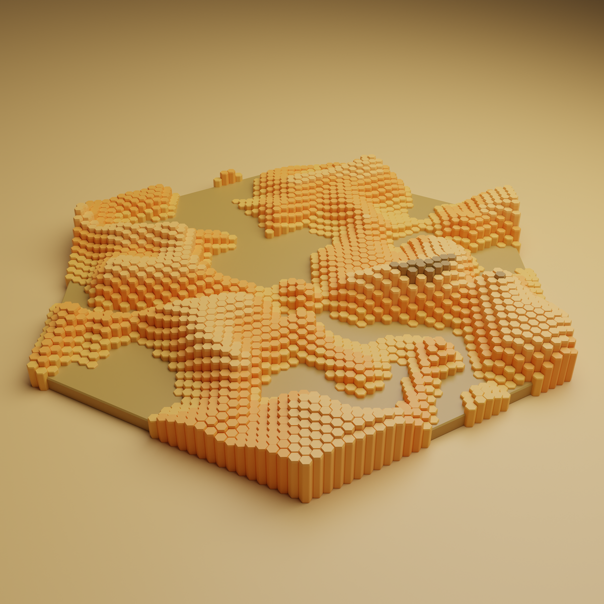 Hexagon Landscape Typology Sandy