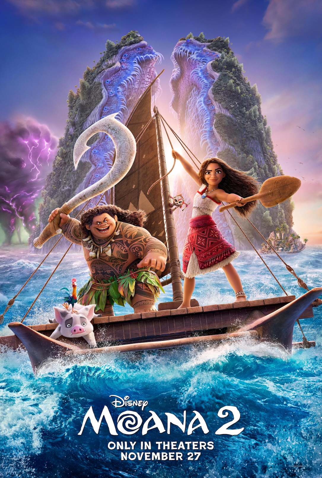 Disney's Moana 2 movie poster