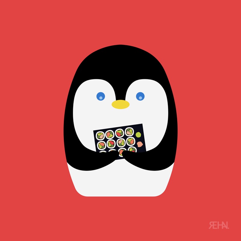 Penguin + Sushi