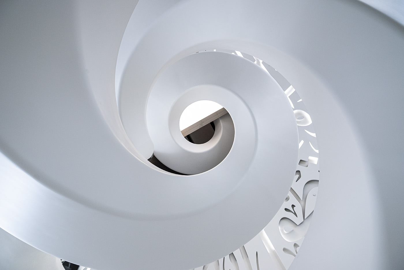 Spiral staircase of the Future Museum