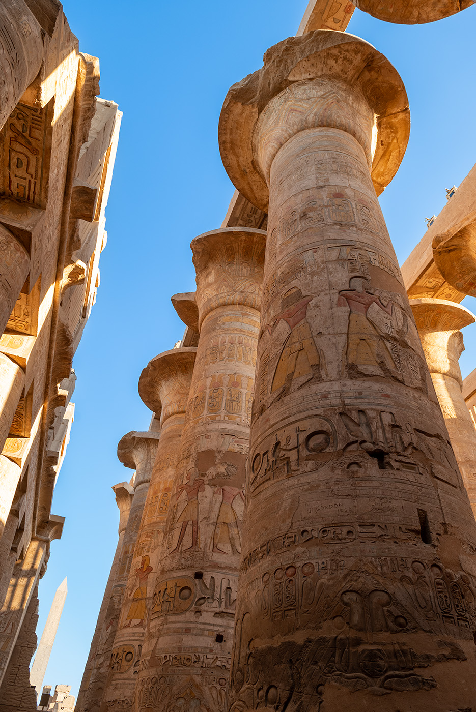 Temple pillars